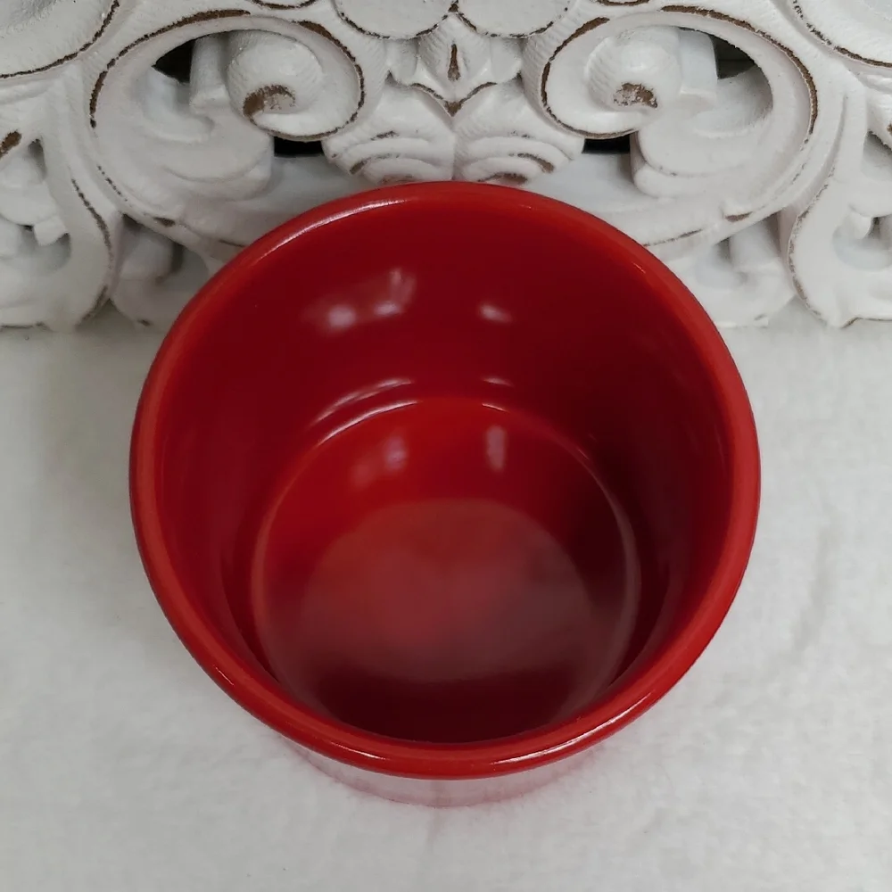 Butter Bell Red Ceramic Butter Crock